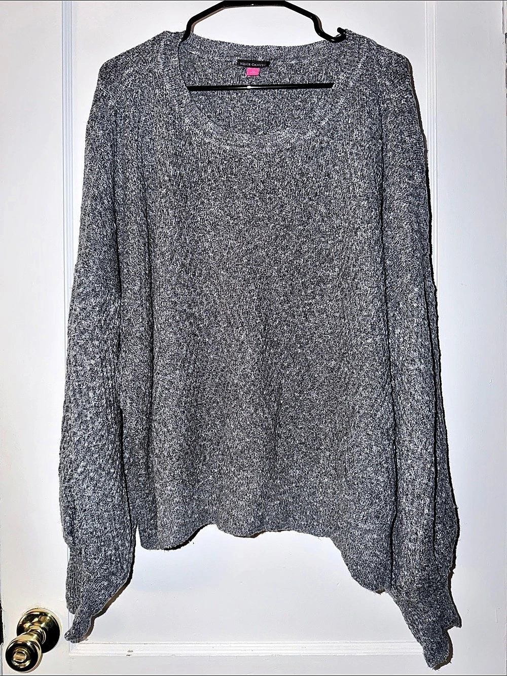 Vince Camuto Gray Knit Sweater Size 3X